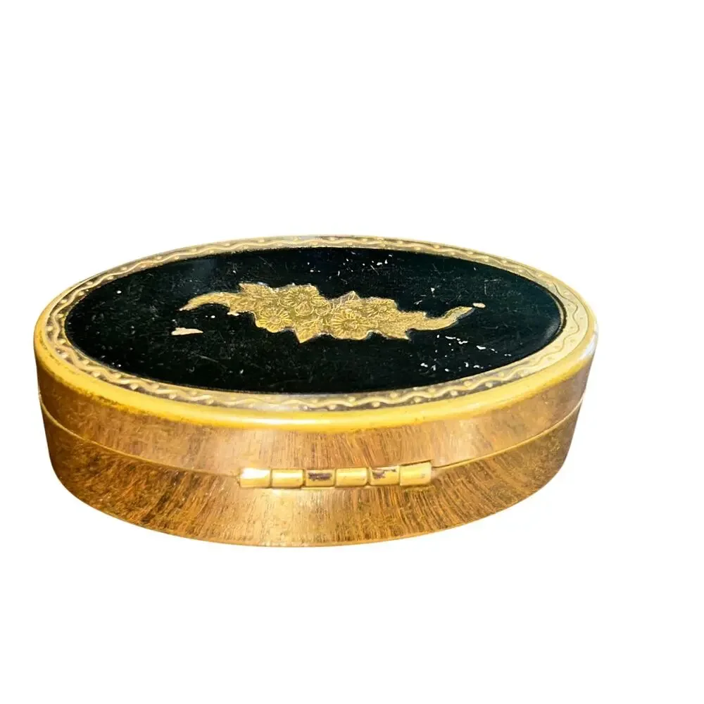 Vintage Max Factor Lipstick Case /W Mirror Compact Made in England